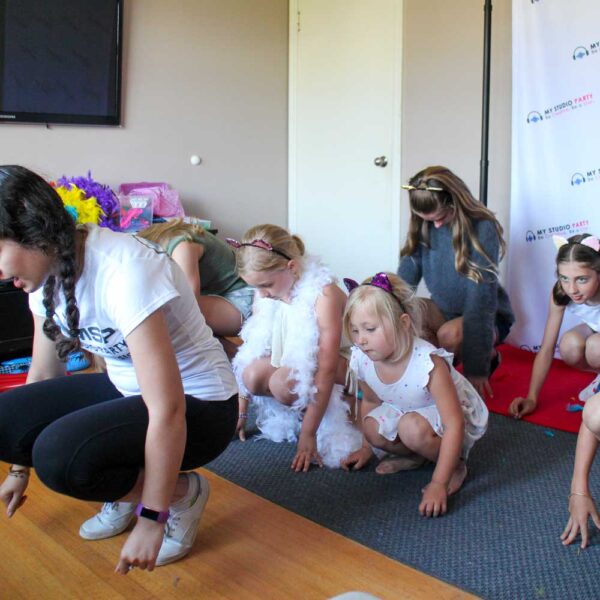 My Studio Party Dance Star kids learning choreography