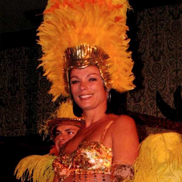 Girl disguised for Rio Carnaval